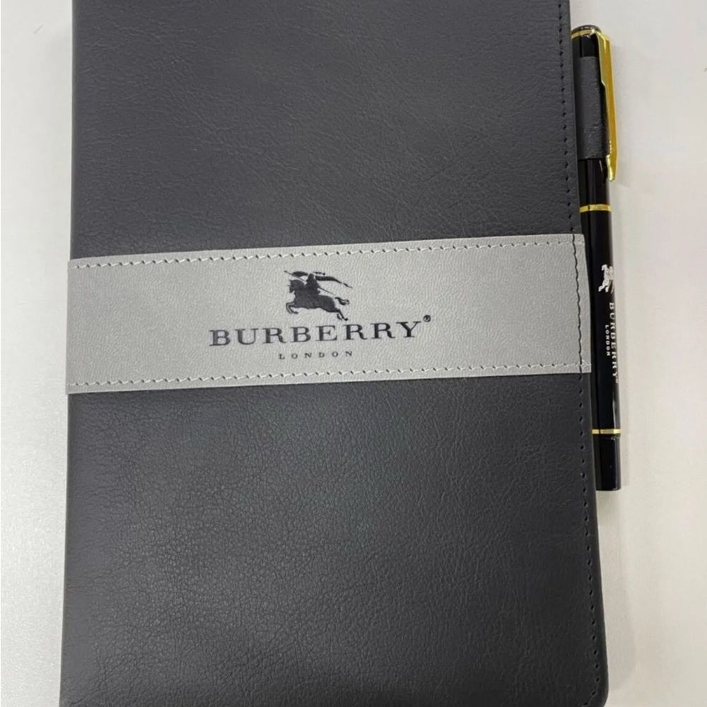 Brand new Burberry  Notebook with Pen
